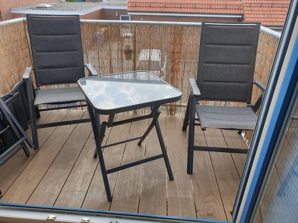 Ferienwohnung Leuchtturm Am Sandstrand Norden Exterior foto